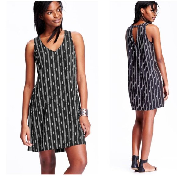 Old Navy Mixed Print Shift Dress szL - Picture 1 of 11
